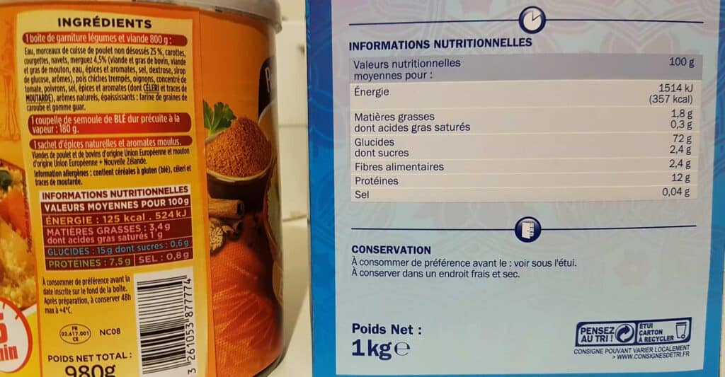 You are currently viewing Composition des produits alimentaires: la CLCV n’accepte pas de recul sur l’étiquetage!